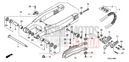 BRAS OSCILLANT CRF150R8 de 2008